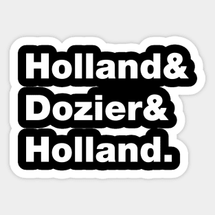motown holland dozier Sticker
